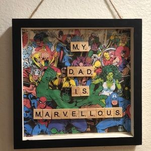 Avengers Theme Shadow Box